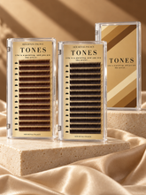 "Tones" - Brown Lash Trays