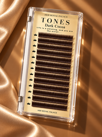 "Tones" - Brown Lash Trays