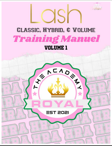 Lash Training Manual Vol 1 (Classic, Hybrid, & Volume)